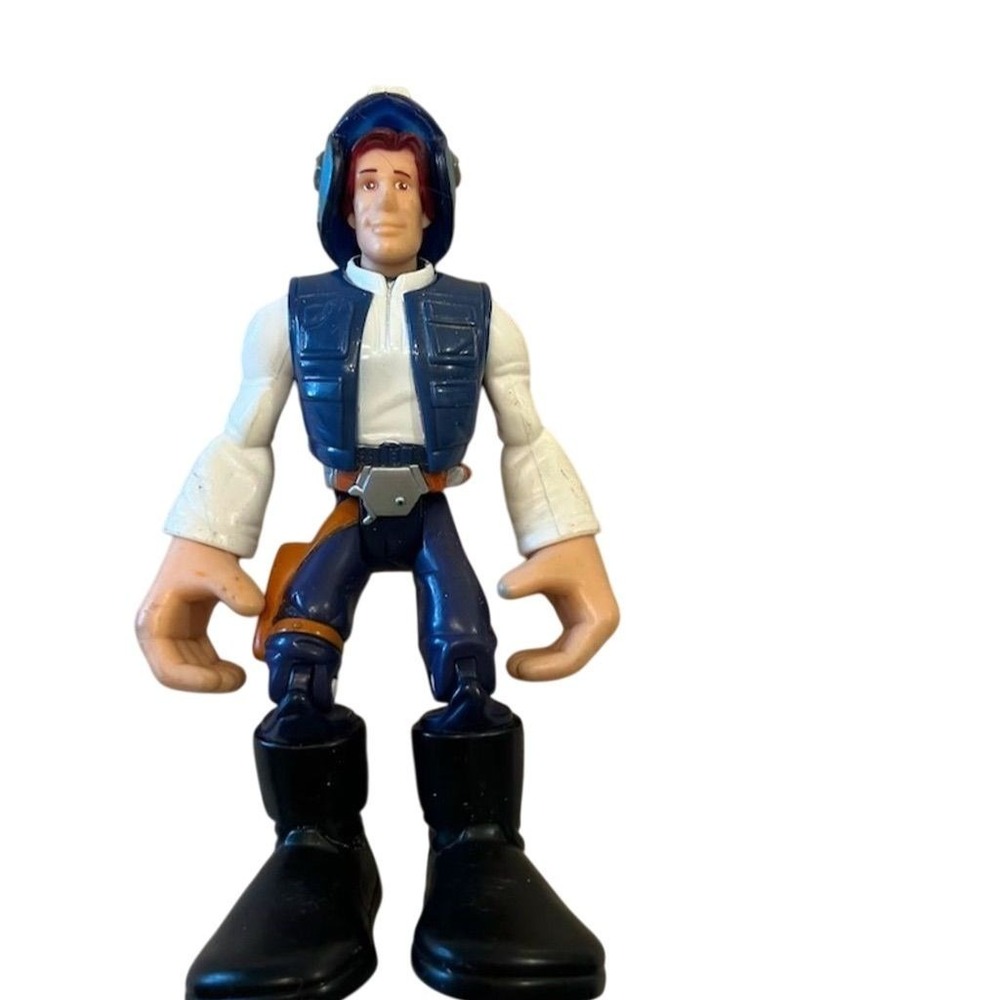 2005 Hasbro Star Wars Han Solo Action Figure w/ Helmet Accessory